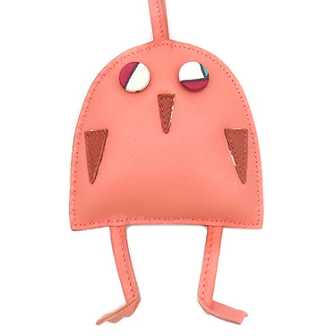 エルメス HERMES イプトン ローズキャンディ アニョーミロ シルク コットン バッグチャーム HIBOUTON フクロウ Petit h プティアッシュ