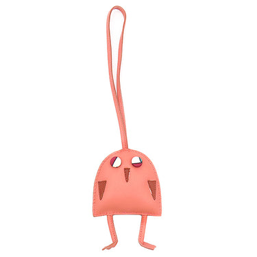 エルメス HERMES イプトン ローズキャンディ アニョーミロ シルク コットン バッグチャーム HIBOUTON フクロウ Petit h プティアッシュ