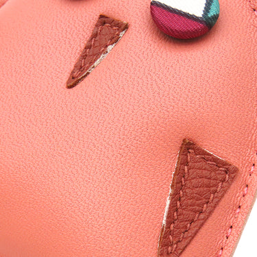 エルメス HERMES イプトン ローズキャンディ アニョーミロ シルク コットン バッグチャーム HIBOUTON フクロウ Petit h プティアッシュ