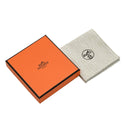 エルメス HERMES ポップアッシュ ミニ ペンダント ブラック×シルバー メタル ラッカー ネックレス 新品 未使用 Hモチーフ