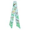 エルメス HERMES ツイリー H061798S ブルーシエル×ヴェール×オレンジ シルク スカーフ 新品 未使用 【Equateur/赤道直下】