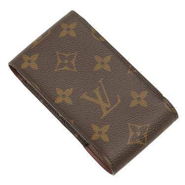ルイヴィトン LOUIS VUITTON エテュイ シガレット M63024 モノグラム モノグラムキャンバス シガレットケース 茶 タバコ入れ