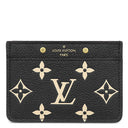 ルイヴィトン LOUIS VUITTON ポルトカルト サーンプル M81022 ブラック×ベージュ モノグラムアンプラント カードケース 名刺入れ