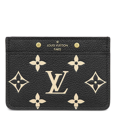 ルイヴィトン LOUIS VUITTON ポルトカルト サーンプル M81022 ブラック×ベージュ モノグラムアンプラント カードケース 名刺入れ