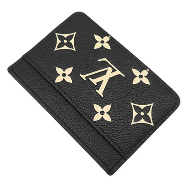 ルイヴィトン LOUIS VUITTON ポルトカルト サーンプル M81022 ブラック×ベージュ モノグラムアンプラント カードケース 名刺入れ