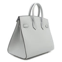 エルメス HERMES バーキン25 セリエ 外縫い ブルーグラシエ ヴォーエプソン ハンドバッグ シルバー金具 ブルーグレー 2024年製