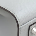 エルメス HERMES バーキン25 セリエ 外縫い ブルーグラシエ ヴォーエプソン ハンドバッグ シルバー金具 ブルーグレー 2024年製