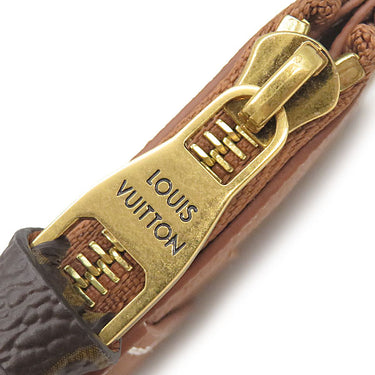 ルイヴィトン LOUIS VUITTON ポルト カルト ロウキー M14551 コニャック カーフ カードケース ヴィンテージ金具 茶 コインケース フラグメントケース
