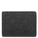 ルイヴィトン LOUIS VUITTON ポルトフォイユ クレア M29202 ノワール モノグラムアンプラント 二つ折り財布 ゴールド金具 黒 コンパクト