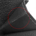 ルイヴィトン LOUIS VUITTON ポルトフォイユ クレア M29202 ノワール モノグラムアンプラント 二つ折り財布 ゴールド金具 黒 コンパクト
