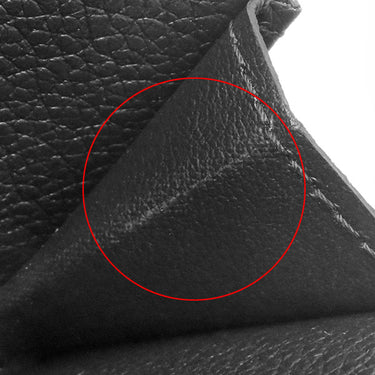 ルイヴィトン LOUIS VUITTON ポルトフォイユ クレア M29202 ノワール モノグラムアンプラント 二つ折り財布 ゴールド金具 黒 コンパクト