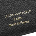 ルイヴィトン LOUIS VUITTON ポルトフォイユ クレア M29202 ノワール モノグラムアンプラント 二つ折り財布 ゴールド金具 黒 コンパクト