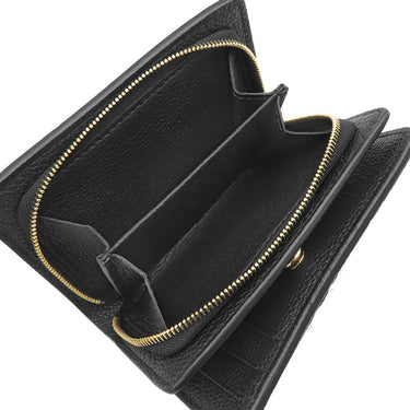 ルイヴィトン LOUIS VUITTON ポルトフォイユ クレア M29202 ノワール モノグラムアンプラント 二つ折り財布 ゴールド金具 黒 コンパクト