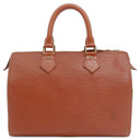 ルイヴィトン LOUIS VUITTON スピーディ 25 M43013 ケニアブラウン エピレザー ハンドバッグ ゴールド金具 茶 ボストン 鍵・パドロック欠品