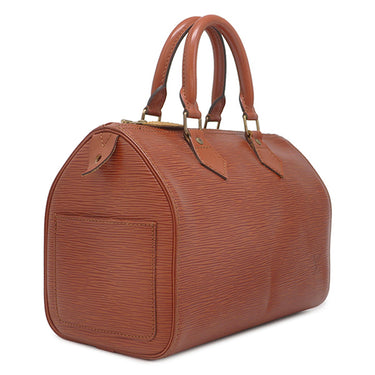 ルイヴィトン LOUIS VUITTON スピーディ 25 M43013 ケニアブラウン エピレザー ハンドバッグ ゴールド金具 茶 ボストン 鍵・パドロック欠品
