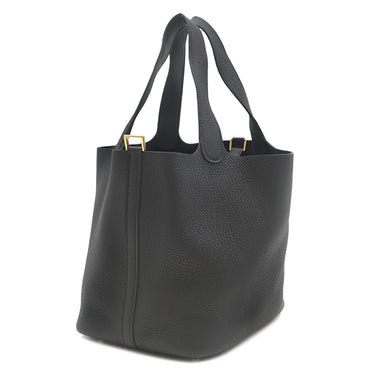 エルメス HERMES ピコタンロック MM 22 ブラック トリヨンクレマンス ハンドバッグ ゴールド金具 黒