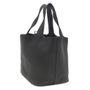 エルメス HERMES ピコタンロック MM 22 ブラック トリヨンクレマンス ハンドバッグ ゴールド金具 黒