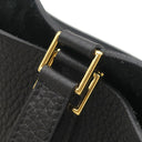 エルメス HERMES ピコタンロック MM 22 ブラック トリヨンクレマンス ハンドバッグ ゴールド金具 黒