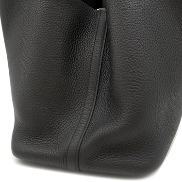 エルメス HERMES ピコタンロック MM 22 ブラック トリヨンクレマンス ハンドバッグ ゴールド金具 黒
