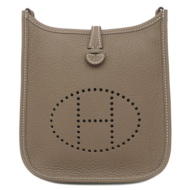 エルメス HERMES エヴリン TPM 16 ロング アマゾン エトゥープ トリヨンクレマンス ショルダーバッグ シルバー金具 グレージュ 2025年製