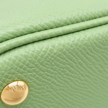 エルメス HERMES ボリード 27 ヴェールクリケット ヴォーエプソン 2WAYバッグ ゴールド金具 緑 ハンドバッグ ショルダー
