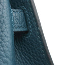 エルメス HERMES ジプシエール 28 エクラ コバルト×ブルーイズミール トリヨンクレマンス ショルダーバッグ シルバー金具 青 水色
