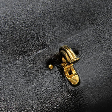 エルメス HERMES コルドリエール ブラック ボックスカーフ ハンドバッグ ゴールド金具 黒 ヴィンテージ