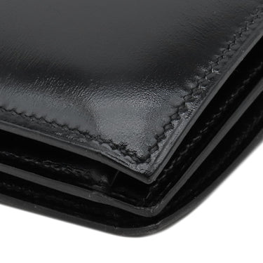 エルメス HERMES コルドリエール ブラック ボックスカーフ ハンドバッグ ゴールド金具 黒 ヴィンテージ