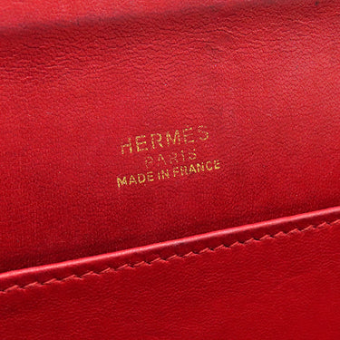 エルメス HERMES サックアマリス レッド×イエロー×ブラック クシュベル ショルダーバッグ ゴールド金具 トランペット ヴィンテージ