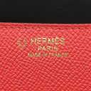 エルメス HERMES コンスタンス3 24 ヴェルソ ルージュトマト×ブラック ヴォーエプソン ショルダーバッグ ゴールド金具 赤 黒 【PO品】