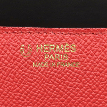エルメス HERMES コンスタンス3 24 ヴェルソ ルージュトマト×ブラック ヴォーエプソン ショルダーバッグ ゴールド金具 赤 黒 【PO品】
