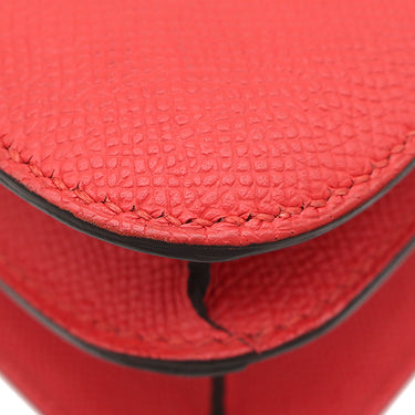 エルメス HERMES コンスタンス3 24 ヴェルソ ルージュトマト×ブラック ヴォーエプソン ショルダーバッグ ゴールド金具 赤 黒 【PO品】