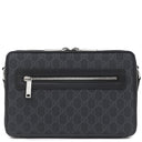 グッチ GUCCI GG ミディアム クロスボディバッグ 822072 ブラック GGスプリームキャンバス ショルダーバッグ シルバー金具 黒 紺 赤 ショルダー
