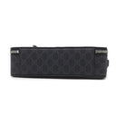 グッチ GUCCI GG ミディアム クロスボディバッグ 822072 ブラック GGスプリームキャンバス ショルダーバッグ シルバー金具 黒 紺 赤 ショルダー