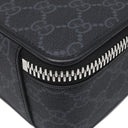 グッチ GUCCI GG ミディアム クロスボディバッグ 822072 ブラック GGスプリームキャンバス ショルダーバッグ シルバー金具 黒 紺 赤 ショルダー