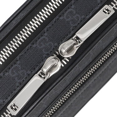 グッチ GUCCI GG ミディアム クロスボディバッグ 822072 ブラック GGスプリームキャンバス ショルダーバッグ シルバー金具 黒 紺 赤 ショルダー