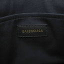 バレンシアガ BALENCIAGA ハードウェア スモール トート 671402 2HHAM 9260 ブラック×ナチュラル キャンバス レザー 2WAYバッグ ゴールド金具
