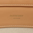 バーバリー BURBERRY ポケットバッグ ミディアム 8039070 ソフトフォーン×ウォームサンド キャンバス レザー 2WAYバッグ ゴールド金具 薄茶 ハンドバッグ ショルダー
