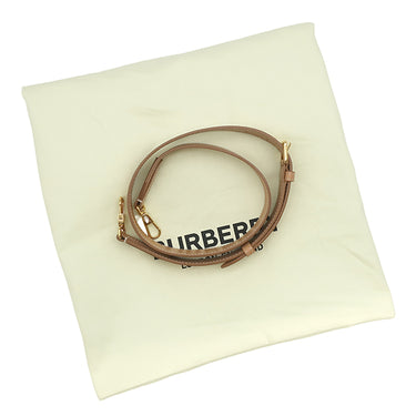 バーバリー BURBERRY ポケットバッグ ミディアム 8039070 ソフトフォーン×ウォームサンド キャンバス レザー 2WAYバッグ ゴールド金具 薄茶 ハンドバッグ ショルダー