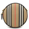 バーバリー BURBERRY アイコンストライプ ルイーズバッグ 8051846 アーカイブベージュ ポリウレタン レザー 熱可塑性ポリウレタン ショルダーバッグ ゴールド金具 チェック ショルダー クロスボディ