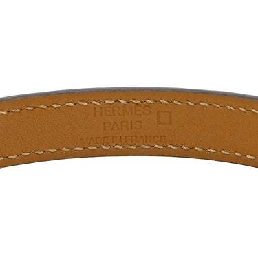エルメス HERMES ケリー ドゥブルトゥール ローズエクストリーム×ゴールド アリゲーター メタル T1 ブレスレット ゴールド金具 赤 2連 2重 レザーブレス