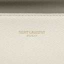サンローラン SAINT LAURENT カサンドラ トップハンドル 623930 ホワイト レザー ショルダーバッグ ゴールド金具 白 ハンドバッグ ショルダー