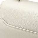 サンローラン SAINT LAURENT カサンドラ トップハンドル 623930 ホワイト レザー ショルダーバッグ ゴールド金具 白 ハンドバッグ ショルダー