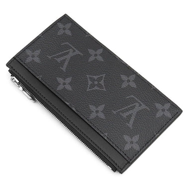 ルイヴィトン LOUIS VUITTON コインカード ホルダー M30271 ノワール タイガ モノグラムエクリプス コインケース シルバー金具 黒 タイガ モノグラム フラグメントケース