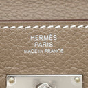 エルメス HERMES ケリーウォレット ロング トゥーゴー エトゥープ エバーカラー 長財布 シルバー金具 グレージュ 2024年製