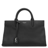 イヴ・サンローラン Yves Saint Laurent カバ リヴゴーシュ 574108 ブラック レザー 2WAYバッグ シルバー金具 トートバッグ ハンドバッグ ショルダー