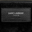 イヴ・サンローラン Yves Saint Laurent カバ リヴゴーシュ 574108 ブラック レザー 2WAYバッグ シルバー金具 トートバッグ ハンドバッグ ショルダー