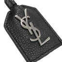 イヴ・サンローラン Yves Saint Laurent カバ リヴゴーシュ 574108 ブラック レザー 2WAYバッグ シルバー金具 トートバッグ ハンドバッグ ショルダー