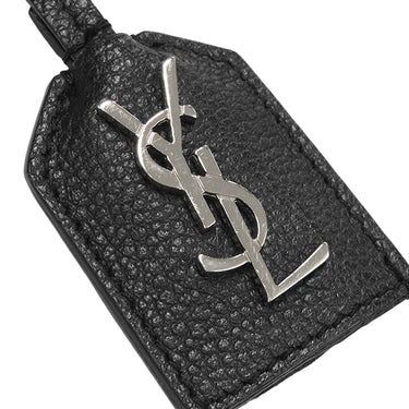 イヴ・サンローラン Yves Saint Laurent カバ リヴゴーシュ 574108 ブラック レザー 2WAYバッグ シルバー金具 トートバッグ ハンドバッグ ショルダー