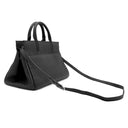 イヴ・サンローラン Yves Saint Laurent カバ リヴゴーシュ 574108 ブラック レザー 2WAYバッグ シルバー金具 トートバッグ ハンドバッグ ショルダー